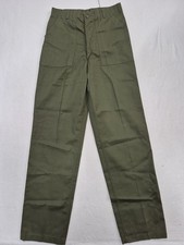 Vtg 1982 US Army OG 507 Fatigue Pants 34x35 Deadstock NOS Utility Trousers Baker picture