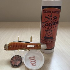 NEW GEC Great Eastern Cutlery #922225 Sunset Orange Jigged Bone picture