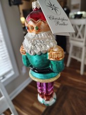 Christopher Radko 1999 Tea Time Cracker Nutcracker Ornament 7” picture