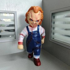 9.5''H Walking Chucky Doll Horror Latex Props Halloween Horror Party Decoration picture