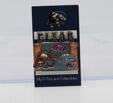 C4 Disney Store LE 700 Pin Pixar Studios 40 Years Cars Tow Mater Finn McMissile picture