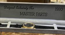 1990 Mopar Master Parts Quartz Watch In Case Dodge Plymouth Chrysler picture