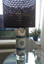 Port 68 - Suzanne Table Lamp - Art Deco Style - Porcelain + Lucite picture