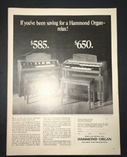 Life Magazine Ad HAMMOND ORGAN 1965 AD picture