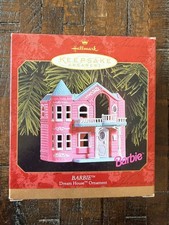 Hallmark Mattel Barbie Dream House Ornament In Box 1998 Doll picture
