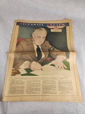 1942 Sunday Pictorial Review From The Chicago Herald American Featuring WWII picture