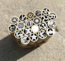 Mosaic Pin Rivets Brass Steel Pin 8mm Diameter 45mm Length Knife Handle Pin 1 Pc picture