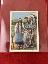 1927-32 Salem “The World In Pictures” RED SKINNED YOUTH Tobacco Card #3   G-VG picture
