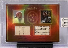 2025 Eternal Revelation World Celebrities Genghis Khan / Jamukha Dual Relics picture