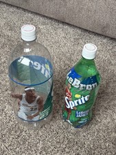 LeBron James 2003 & 2004 Sprite Coca-Cola Promo Bottles Rookie Year Lot of 2 picture