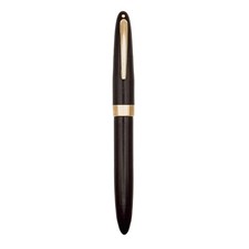 Sheaffer Vac-Fill White Dot Fountain Pen 14K Nib Burgundy Gold Trim Vintage USA picture