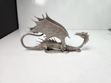 Vintage Ral Partha Pewter Winged Dragon D&D Dungeons & Dragons 86 Red Eyes RARE picture