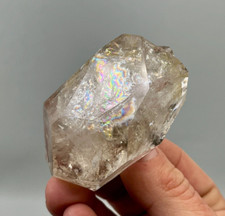 151 g Herkimer Diamond Cluster with HUGE Rainbows, Smoky Phantoms, Great Clarity picture