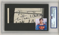 Christopher Reeve ~ Signed Autographed Signature Superman ~ PSA DNA Encased picture
