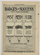 1905 Aultman & Taylor Machinery Co. Ad: Past, Present, Future - Mansfield, OhiO picture