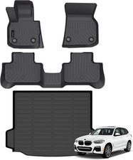 All Weather Floor Mats Cargo Mat for BMW X3 2018-2024 | for BMW X3 30i M40i X3M( picture