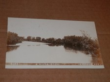 ARAPAHOE NEBRASKA - 1910 USED REAL PHOTO POSTCARD RPPC - RIVER SCENE - FURNAS picture