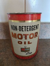 VINTAGE KMART MOTOR OIL CAN 1 Full Quart (not opened) picture