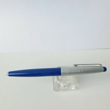 A.W.FABER CASTELL CASTELLO 7  Fountain Pen Blue & Silver Vintage  Austria 1960s picture