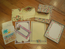 Vintage Stationery Lot - Note paper, envelopes, postcards, Kartos Florence Italy picture