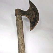 Antique Ottoman Empire Balkan Bearded Fighting Axe Primitive Islamic 19c 28