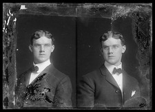 Photo:Unidentified Man Double Portrait Studio Photo 1873-1916 picture