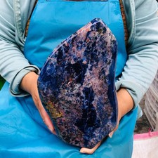 14.36 LB Natural Large Polished Sodalite Freeform Blue Mineral Specimen 5890 picture