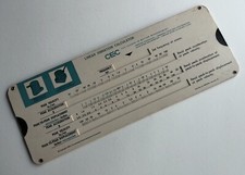 Vintage CEC Piezoelectric Accelerometer System Vibration Calculator Slide Rule  picture