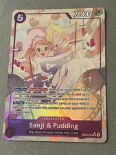 One Piece TCG English Sanji and Pudding Card EB02-035 Alt Art picture