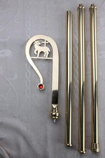 Brass CROZIER Bishop Staff Crosier Quality Craftsmanship, 72