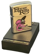 VRHTF SUPER COOL VTG ZIPPO ED BIG DADDY ROTH FLAMERITE 2002 NEW IN BOX-UNSTRUCK picture