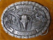 Harley Davidson Sturgis 1994 Black Hills Cycle Classic Belt Buckle Ltd. Ed. picture