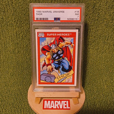 1990 Marvel Universe Thor #18 PSA 7 Cert 50980151 picture