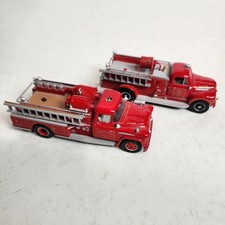 51 FORD FIRE ENGINE & 61 GMC FIRE ENGINE ORNAMENT Hallmark Fire Brigade Series picture