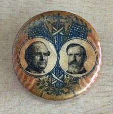 1908 WILLIAM JENNINGS BRYAN-KEARN 7/8” CELLO LOCKET SCARCE & POPULAR ST LOUIS picture