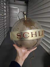 Vintage 1968 Schlitz Hanging Globe Lighted Beer Sign Read picture