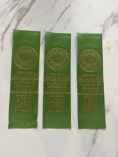 Vintage 1932 AKC Ladies Kennel Association Denver Dog Show Ribbon Lot of 3 picture