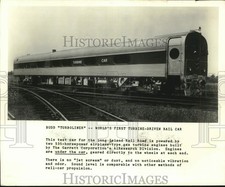 1966 Press Photo Budd TurboLiner test car for the Long Island Railroad picture