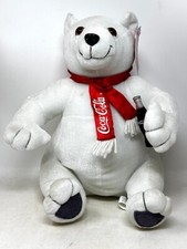 Coke Coca Cola Polar Bear Red Scarf Coca Cola Bottle 2002 11