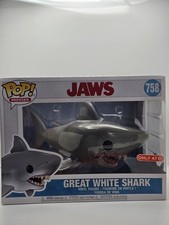 Funko Pop Movies #758 Jaws Great White Shark Bloody Target Exclusive picture