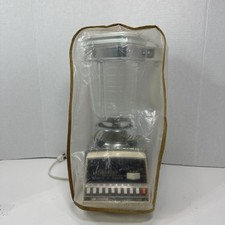 Vintage Osterizer 668 blend-n-cycle Imperial Chrome w/ dust cover EXCELLENT  picture
