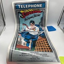 Superman - Legend Returns 1988 50th Anniversary Poster’s, DC Comics, Dbl. side picture