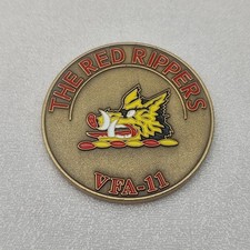 VFA-11 the Red Rippers Challenge Coin picture