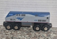 Wooden  Amtrak P42DC GE Genesis Train Locomotive #44 4.5 inch RETIRED in 2015 picture