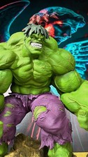 Hulk 1/6 Resin Statue 25cm 9.8in Hand Painted Custom Crouch Figure picture