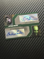 2015 Star Wars Chrome Perspectives Nika Futterman Assaj Ventress Duel Auto picture