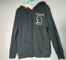 Disney Parks Disneyland 55th Anniversary Sherpa Lined Full Zip Hoodie Size XL picture