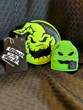 Loungefly  Nightmare Before Christmas Oogie Boogie Glow Coin Bag and Mini picture