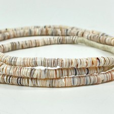 Mauritanian Heishi Shell Beads 30 Inch picture