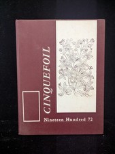 Hampshire Regional Highschool Yearbook 1972 Cinquefoil West Hampton MA picture